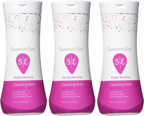 Summer's 15 oz (Pack 3) Eve Feminine Wash Sensitive Skin