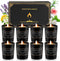 Qizeion 8 Pack Candles for Home Scented Aromatherapy Candles Gifts Set for Women