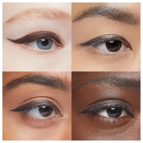 Waterproof Smudge-Proof Liquid Eyeliner Pen, Precision Tip for Long-Lasting Application, 2mL Brown
