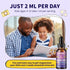 Omega-3, B6, D3 2 Oz Kids Magnesium Liquid Drops-Magnesium Glycinate Liquid for Kids Supplement-w/L-theanine, Vitamin