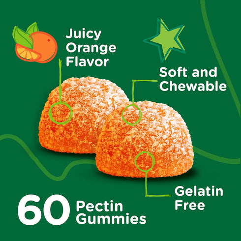 Zinc for Kids Gummies 10mg with Vitamin C & Echinacea - Vegan, Gelatin-Free Immune Support Gummy