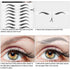 Maitys 12 Sheets 4D Hair Like Waterproof Eyebrow Tattoos, 108 Pairs Temporary Transfer Brows Decal for Women