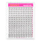 TDANCE Premade Fans Eyelash Extensions - 224 Fans, Middle Stem Heat Bonded Volume Lash Extensions (224-40D-0.03-C-8-15)