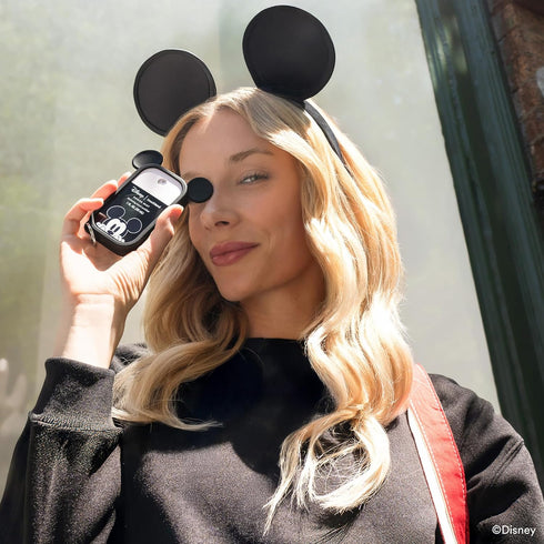 Set, Disney & Touchland Hand Sanitizer and Mickey Mouse Case Scented & Stylish Bundle, Travel Size, Dye Free Hydrating
