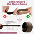 Women's Hair Bun Maker French Twist Hair Fold Wrap Snap by Andlane (1 Brown, 1 Dark Brown)