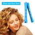 WILLBOND 60 Pcs Short Perm Rods - Natural Hair Perm Rods with Elastic Rubber Band for Women Hairdressing Styling