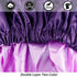 Satin Bonnet Silk Hair Bonnet for Sleeping, Slouchy Beanie Hat for Women's Natural & Curly Hair (Purple)