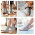LHKQMYT (Grey,L(ShoeSize41-44)) one Compress Bamboo Foot Ankle Sleeves Neuropathy for Women- Premium Anti-Fatigue