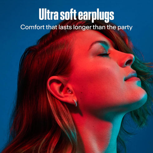 Alpine PartyPlug Concert Ear Plugs with 19dB Noise Reduction - Reusable Hearing Protection for Live Events