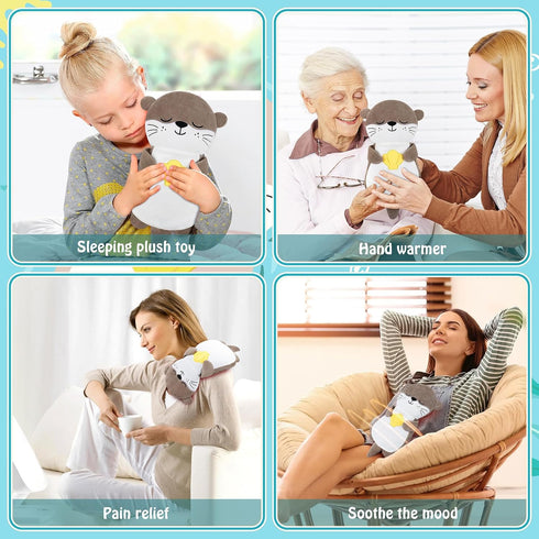 Pack Microwave Heating Pad for Period Cramps,Otter Microwavable Heating Pad for Shoulder Neck Back Knee Pain Relief