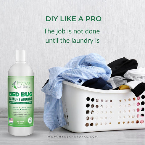 Lice and Bed Bug Laundry Additive - Non-Toxic, Odorless, Safe for Children and Pets - Made in USA (Laundry Additive)