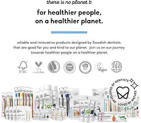 The Humble Co. Plant Based Toothbrush Heads 4pk - BPA-Free, Sustainable, Philips Sonicare Compatible, Advanced Oral Care