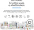The Humble Co. Plant Based Toothbrush Heads 4pk - BPA-Free, Sustainable, Philips Sonicare Compatible, Advanced Oral Care