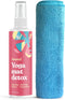 ASUTRA Yoga Mat Cleaner Spray (Soothing Sweet Rose) - 4 fl oz, Organic Essential Oils, Deep-Cleansing for Fitness Gear