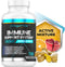 Iron Supplement 25mg for Women & Men with Vitamin C 1000mg, 150 Tablets, Immune & Blood Support, Non-GMO