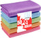 Extra Large Fish Scale Glass Cleaning Cloth, Lint Free Nanoscale Microfiber Tower, Polishing Tower 15.8" x 19.7" (Mix,