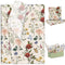 Generic AnyDesign 100 Sheets Floral Tissue Paper Vintage Wildflower Gift Wrapping Paper for Spring Wedding Birthday