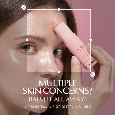 KAHI Wrinkle Bounce Multi Balm Facial Moisturizer | All-in-One Hydrating Lip Balm, Eye Cream, Neck Cream, Face Mist
