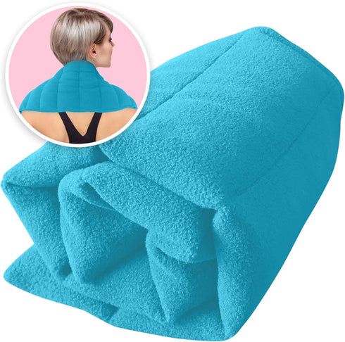Microwavable Heating Pads - 1 Piece Natural Moist Heat Pad for Back Pain, Neck and Shoulders, Nerve, Cramps, Lower