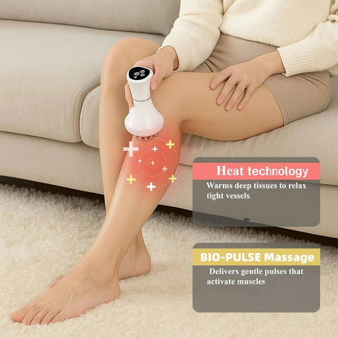 Lymphatic Drainage Massager, Metal Guasha Tool for Body Sculpting and Facial Contouring, Meridian Massage Brush
