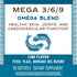 Nature's Way MEGA 3/6/9 Omega Blend, Non-GMO, Fish | Flax | Borage | Oils, Lime Flavor, 90 Count