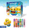 Emoji Kids Assorted Bandages, 100 ct, Fun Designs, Adhesive Bandages for Minor Cuts, Easter Basket Stuffers