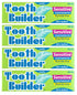Squigle Tooth Builder SLS Free Toothpaste, Stops Tooth Sensitivity, Prevents Canker Sores, 4 Pack