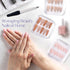 ISKYBOB 12 Packs Clear Press On Nails Storage Boxes, Fake Nails Packing Cases for Home DIY, Nail Salon (3.3 x 3.3in)