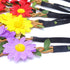 Honbay 5PCS Daisy Flower Headband, Bohemian Flower Crown with Elastic Ribbon