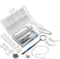 SQV Glasses Repair Kits - 9 Types Replacement Nose Pads, Mini Screws, Stick on Pad, Screwdriver, Anti-Slip Strap,