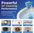 JS PRIME 50 Count 5X Toilet Wand Refills for Clorox Toilet Wand, Cleaning Power, Replacement Heads for Clorox Wand