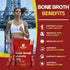 Zammex Packets-18g Go-30 Packets-Supports (15 Bone Broth Collagen Protein-Beef Bone Broth Powder to Travel Stick Skin