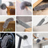 7Pcs Microfiber Duster with Extension Pole Up to 100 Inches, Machine Washable Ceiling Fan Cleaner for Cobwebs
