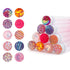 i-Laesh 20 Pcs Lash Brush Eyelash Brushes, Spoolies Cleaning Mascara Wands, Disposable Makeup Tool Set, Pink Mix