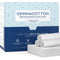 Disposable Cotton Face Towels, Super Soft Hypoallergenic Makeup Remover Wipes, Biodegradable Facial Cloths (50 Pack)