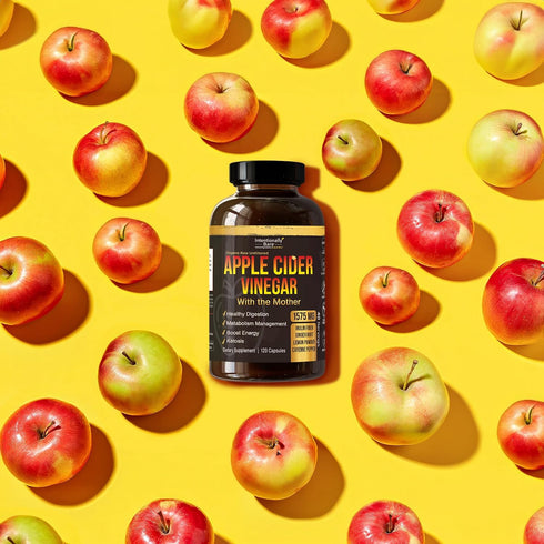 Immunity 120 Intentionally Bare Apple Cider Vinegar with Mother Capsules - ACV Capsules with Ginger, Lemon, Cayenne