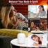 YDHZ 220ml 7 Small Essential Oil Diffuser, Aromatherapy Diffusers for Home Fragrance Aroma Diffuser with LED Color