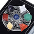 Amogeeli 7 Chakra Crystal Platonic Solids Sacred Geometry Set, Healing Stone Gift Kit with Merbaka Star