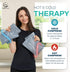 4 Pack Reusable Ice Packs for Injuries, Soft Ice Pack with Velvet Fabric, Flexible Hot and Cold Gel Ice Pack Set