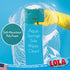 Lola Products Scrub N’ Wipe Boss, Non-Scratch Scrubbing, 2-Sided Sponge, 9 Pack, Made in USA, Remove Debris, Firm in