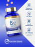 Carlyle Vitamin B12 100mcg, 200 Tablets, Essential Vitamin Supplement, Vegan & Gluten Free