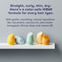 HiBAR Moisturize Shampoo & Conditioner Set - 2 Solid Bars for Dry, Frizzy Hair with Coconut Oil & Cocoa Butter