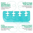 Iconikal 8-Pack Pedicure Gel Toe Separator - Soft Reusable Bunion Relief Spa Day Foot Care Supply