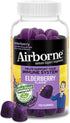 Airborne Elderberry Gummies for Adults, Vitamin C, Zinc, Immune Support, 130 Gummies, Elderberry Flavor