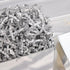 PAPER FAIR 1 LB Metallic Silver Glitter Easter Grass Crinkle Cut Paper for Gift Basket and Craft Bedding