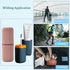 2Pcs Travel Toothbrush Cup Case, Portable Holder for Traveling, Camping, Business Trip, Plastic Toothbrushes Toothpaste