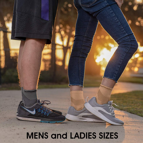 TechWare Pro Plantar Fasciitis Socks - Ankle Compression Socks for Women & Men. Achilles Tendonitis Brace & Foot Arch