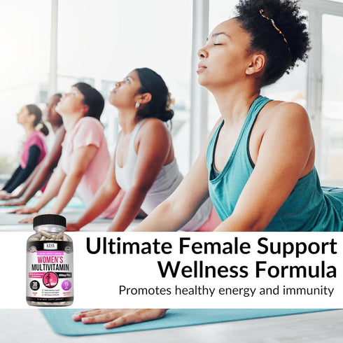 Kaya Naturals Women's Multivitamin, Antioxidant, Immune Support, Vitamins A, D, C, E, Biotin, & Multi-Mineral, 30 Count