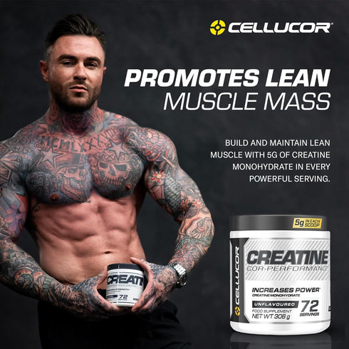 Cellucor Cor-Performance Creatine Monohydrate for Muscle Growth and Strength, 72 Servings