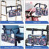 FINPAC Cup Holder Side Organizer Bag for Wheelchairs (Blooming Hibiscus)